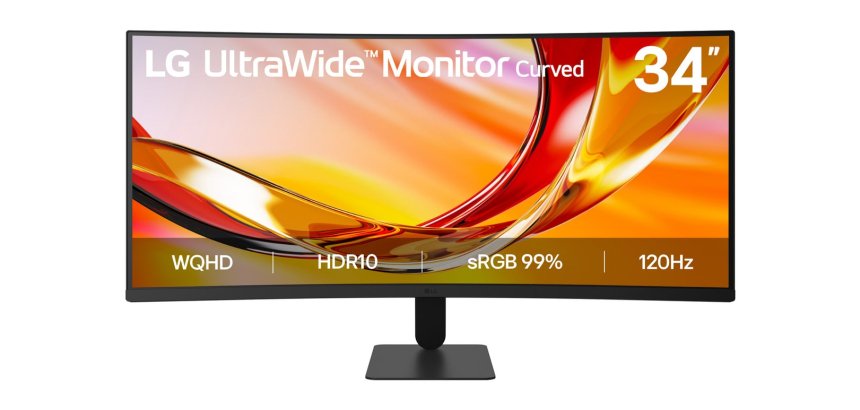 LG 34U601B-B écran plat de PC 86,4 cm (34") 3440 x 1440 pixels Dual WQHD LCD Noir