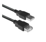 ACT AC3043 USB cable USB 2.0 3m USB A Black