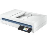 HP Scanjet Enterprise Flow N6600 fnw1 Escáner plano y alimentador automático de documentos (ADF, Automatic Document Feeder) 1200 x 1200 DPI A4 Blanco