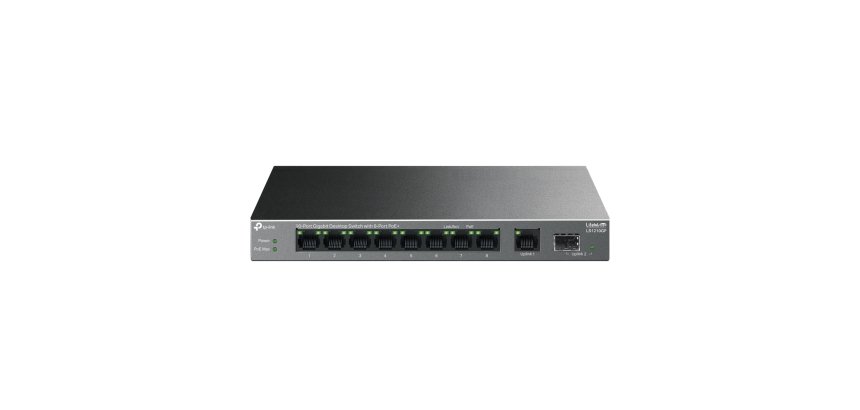 TP-Link LiteWave LS1210GP commutateur réseau Non-géré Gigabit Ethernet (10/100/1000) Connexion Ethernet, supportant l'alimentation via ce port (PoE) Noir