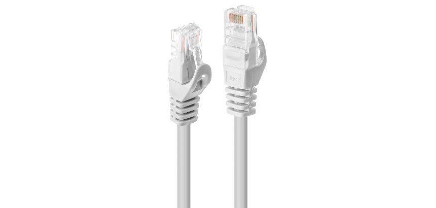 Lindy Câble réseau Blanc Cat.6 U/UTP, 5m
