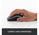 Logitech M185 - mouse - 2.4 GHz - blue