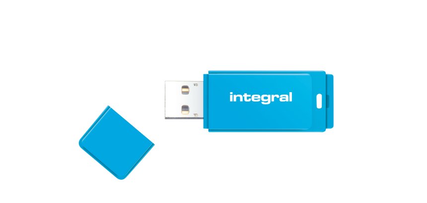 Integral Neon USB-Stick 128GB USB 2.0 (USB-A) Blau