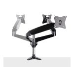 StarTech.com Support Simple Écran PC - Bras Moniteur VESA - Support Écran Bureau 32" ou 49" (32:9)/ 8kg - Porte Écran Hauteur Réglable/Articulé - Fixation Pince/œillet