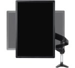 StarTech.com Support Simple Écran PC - Bras Moniteur VESA - Support Écran Bureau 32" ou 49" (32:9)/ 8kg - Porte Écran Hauteur Réglable/Articulé - Fixation Pince/œillet