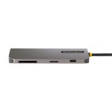 StarTech.com Adattatore Multiporta USB-C HDMI 4K 60Hz, Hub USB-A 5Gbps a 3 Porte , Adattatore USB-C a HDMI con PD 100W Pass-Through, GbE, SD/MicroSD, Cavo da 30 cm, Dock da Viaggio, Docking Station per laptop