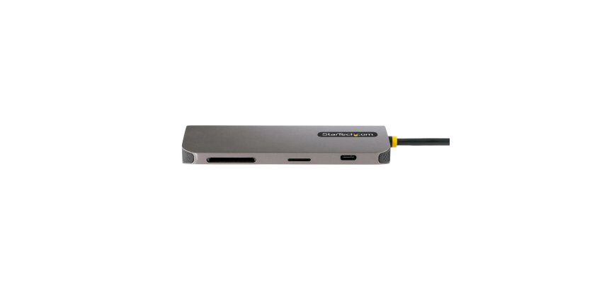 StarTech.com USB C Multiport Adapter, 4K 60Hz HDMI Anschluss, 5Gbit/s USB-A Hub, USB C auf HDMI,  100W PD, GbE, SD/MicroSD, 30cm Kabel, Reiseadapter, Thunderbolt 3 Dockingstation (115B-USBC-MULTIPORT) - Dockingstation - USB-C / Thunderbolt 3 / Thunderbolt 4 - HDMI - GigE