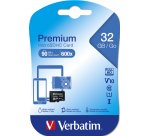 Verbatim - flash memory card - 32 GB - microSDHC