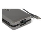 StarTech.com USB C Multiport Adapter - USB C to 4K 60Hz HDMI 2.0 - 2-Port 10Gbps USB Hub - 100W Power Delivery Pass-through - GbE - SD/MicroSD - USB Type-C Mini Dock - 10" Cable