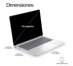 HP EliteBook X Flip G2i 14 inch Notebook Next Gen AI PC Wolf Pro Security Edition Copilot+ PC Intel Core Ultra X7 358H Híbrido (2-en-1) 35,6 cm (14") Pantalla táctil WUXGA 32 GB LPDDR5x-SDRAM 1 TB SSD Wi-Fi 7 (802.11be) Windows 11 Pro Plata