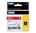 DYMO RHINO Etiquette en vinyle, 19 mm x 5,5 m, noir/