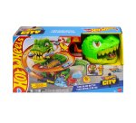 Hot Wheels City T-Rex Battaglia Infuocata, Macchinina Die-Cast