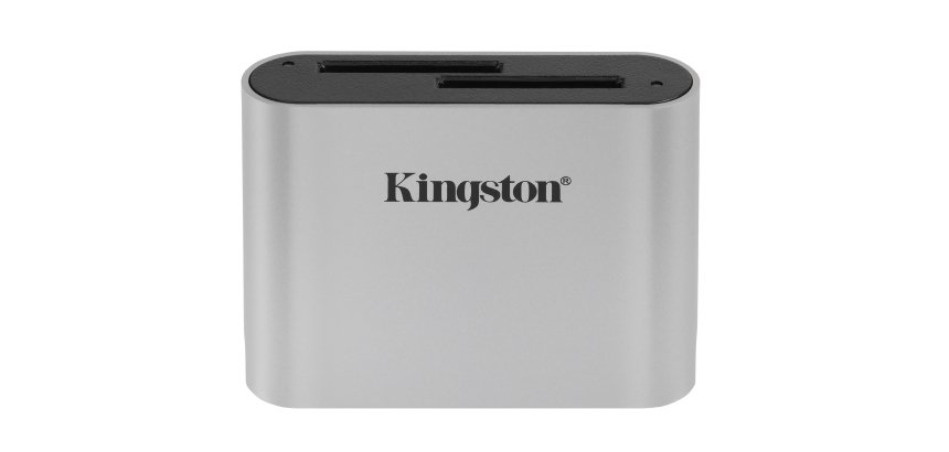 Kingston Technology Lector de tarjetas SDHC/SDXC UHS-II de doble ranura para flujo de trabajo USB 3.2 Gen 1