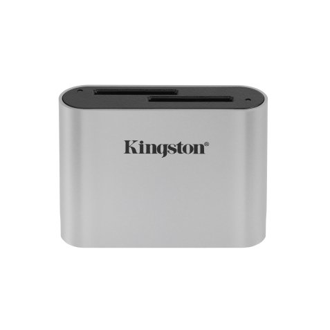 Kingston Technology Lector de tarjetas SDHC/SDXC UHS-II de doble ranura para flujo de trabajo USB 3.2 Gen 1