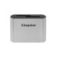 Kingston Technology Lector de tarjetas SDHC/SDXC UHS-II de doble ranura para flujo de trabajo USB 3.2 Gen 1
