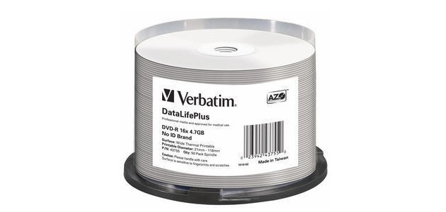 Verbatim DataLifePlus 4.7 GB DVD-R 50 pc(s)