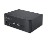 StarTech.com Switch KVM DisplayPort 2 Ports, 8K 60Hz / 4K 144Hz, DP 1.4, 2 Ports USB 10Gbps, 4 Ports USB HID, Commutateur KVM, Commutation par Touches de Raccourci, Conforme TAA