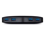 TP-Link UH400 hub & concentrateur USB 3.2 Gen 1 (3.1 Gen 1) Type-A 5000 Mbit/s Noir