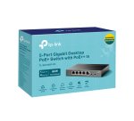 TP-Link TL-SG1005P-PD commutateur réseau Gigabit Ethernet (10/100/1000) Connexion Ethernet, supportant l'alimentation via ce port (PoE) Noir