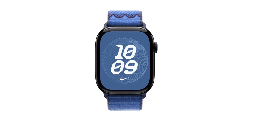 Apple MGD64ZM/A accessoire intelligent à porter sur soi Bande Bleu Nylon, Polyester recyclé, Spandex