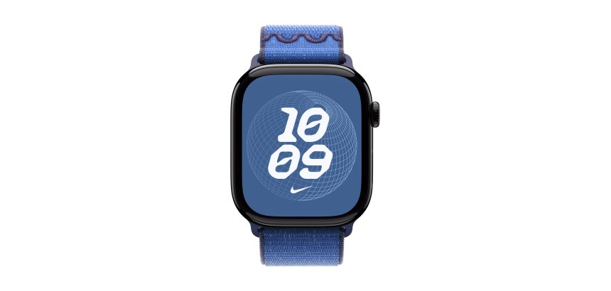 Apple MGD64ZM/A accessoire intelligent à porter sur soi Bande Bleu Nylon, Polyester recyclé, Spandex