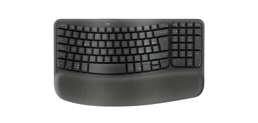 Logitech Wave Keys tastiera ergonomica Bluetooth