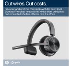 HP Poly Voyager 4310-M Microsoft Teams Certified USB-C Headset +BT700 dongle +Charging Stand