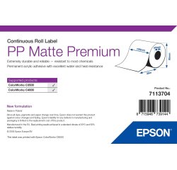 Epson 7113704 etiqueta de impresora Blanco Etiqueta para impresora autoadhesiva