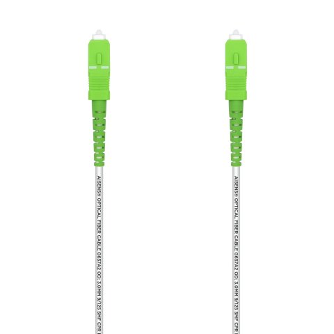 AISENS A152-0498 Cable de fibra óptica e InfiniBand 10 m SC Blanco