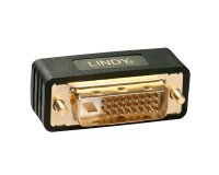 Lindy 41098 cambiador de género para cable DVI-I DVI-D Negro