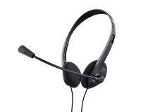 Trust 21665 casque Avec fil Ecouteurs Appels/Musique Noir