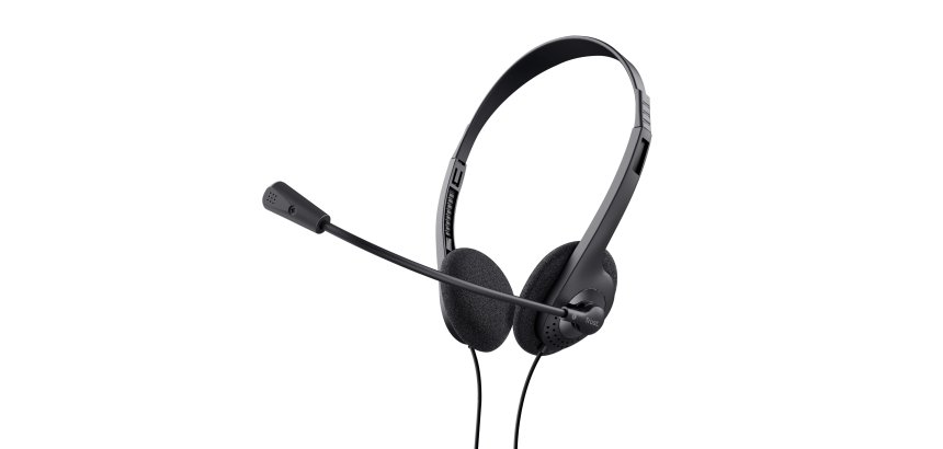 Trust 21665 casque Avec fil Ecouteurs Appels/Musique Noir