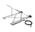 Targus AWU100205GL Support de livres Supports de Laptop Argent 39,6 cm (15.6")