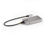 StarTech.com 4-Port USB-C Hub with USB-C DP Alt Mode Video Output 4K 60Hz - 3x USB-A, 1x USB Type-C, 100W Power Delivery Pass-Through, USB 3.2 10Gbps, 1ft/30cm Cable, Portable USB Hub