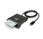 ACT AC6020 lecteur de cartes à puce Intérieure USB USB 2.0 Noir