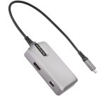 StarTech.com USB C Multiport Adapter, USB Type-C naar 4K 60Hz HDMI 2.0, 100W Power Delivery Pass-through, 3-Port 10Gbps USB Hub, Compacte USB C Mini Dock, 25cm Kabel