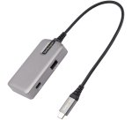 StarTech.com USB C Multiport Adapter, USB Type-C naar 4K 60Hz HDMI 2.0, 100W Power Delivery Pass-through, 3-Port 10Gbps USB Hub, Compacte USB C Mini Dock, 25cm Kabel