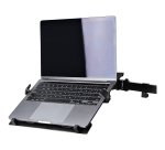StarTech.com Bandeja VESA para Ordenador Portátil - Soporte Ajustable con Brazo de Monitor para Ordenador Portátil (4,5kg) - con Perforaciones VESA de 75x75 100x100 - Ventilado