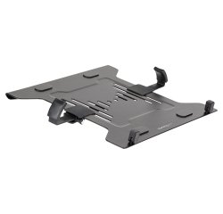 StarTech.com Bandeja VESA para Ordenador Portátil - Soporte Ajustable con Brazo de Monitor para Ordenador Portátil (4,5kg) - con Perforaciones VESA de 75x75 100x100 - Ventilado