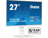 iiyama ProLite XUB2797QSU-W2 écran plat de PC 68,6 cm (27") 2560 x 1440 pixels Quad HD LED Blanc