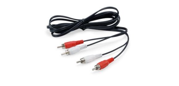 Equip 147094 cavo audio 2,5 m 2 x RCA Nero