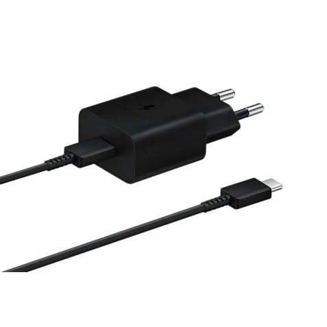 Chargeur secteur rapide pour appareils mobiles Samsung 15W port USB-C - Noir