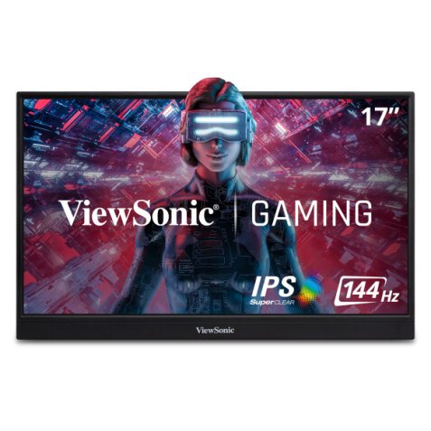 Viewsonic VX Series VX1755 écran plat de PC 43,2 cm (17") 1920 x 1080 pixels Full HD LED Noir, Gris