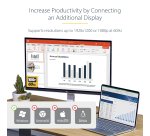 StarTech.com USB 3.0 to HDMI Adapter, USB to HDMI Monitor Converter for Windows, 1080P (no support for macOS/ChromeOS/Linux) - TAA