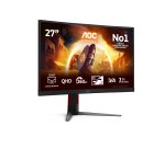 AOC G4 CQ27G4Z2P Monitor PC 68,6 cm (27") 2560 x 1440 Pixel Quad HD LCD Nero, Rosso