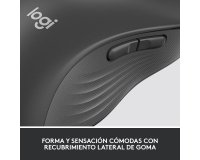 Logitech Signature M650 L LEFT - mouse - large size - Bluetooth, 2.4 GHz - graphite