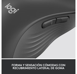 Logitech Signature M650 L LEFT - mouse - large size - Bluetooth, 2.4 GHz - graphite