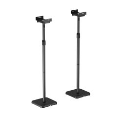 AISENS Soporte Universal De Suelo Giratorio E Inclinable Para Altavoces, Negro