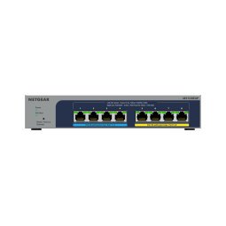 NETGEAR 8-port Ultra60 PoE++ Multi-Gigabit (2.5G) Ethernet Plus Switch Géré L2/L3 2.5G Ethernet (100/1000/2500) Connexion Ethernet, supportant l'alimentation via ce port (PoE) Gris