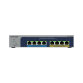 NETGEAR 8-port Ultra60 PoE++ Multi-Gigabit (2.5G) Ethernet Plus Switch Gestionado L2/L3 2.5G Ethernet (100/1000/2500) Energía sobre Ethernet (PoE) Gris